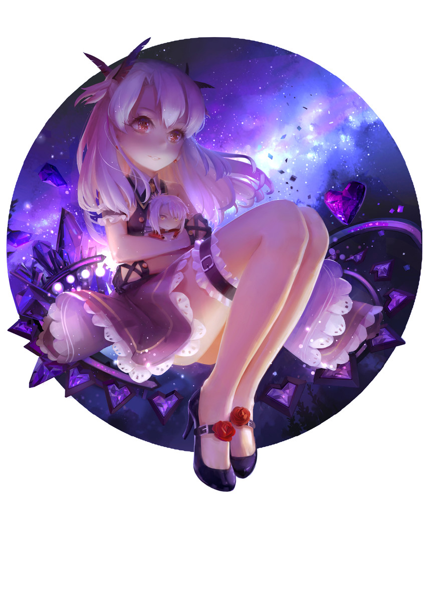 illyasviel von einzbern and chloe von einzbern (fate and 1 more) drawn by shou_xian_wu