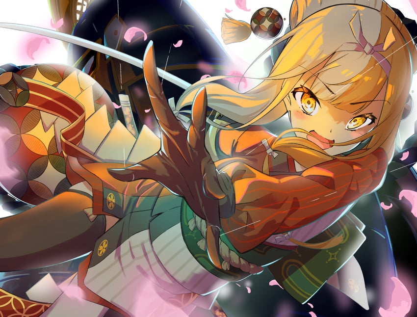 izumo no okuni and zanzaburou (fate and 1 more) drawn by kuroki_ayume