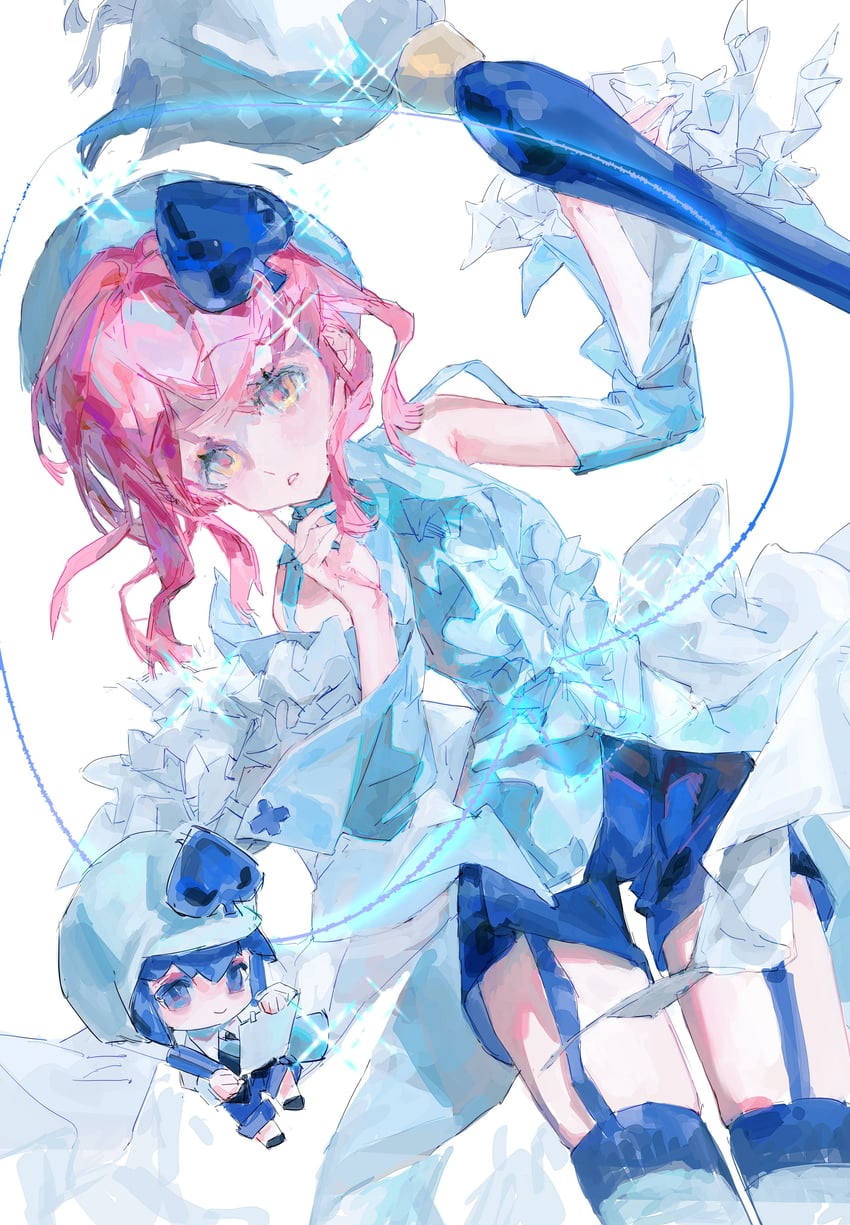 hinamori amu, miki, and amulet spade (shugo chara!) drawn by xiangzizg