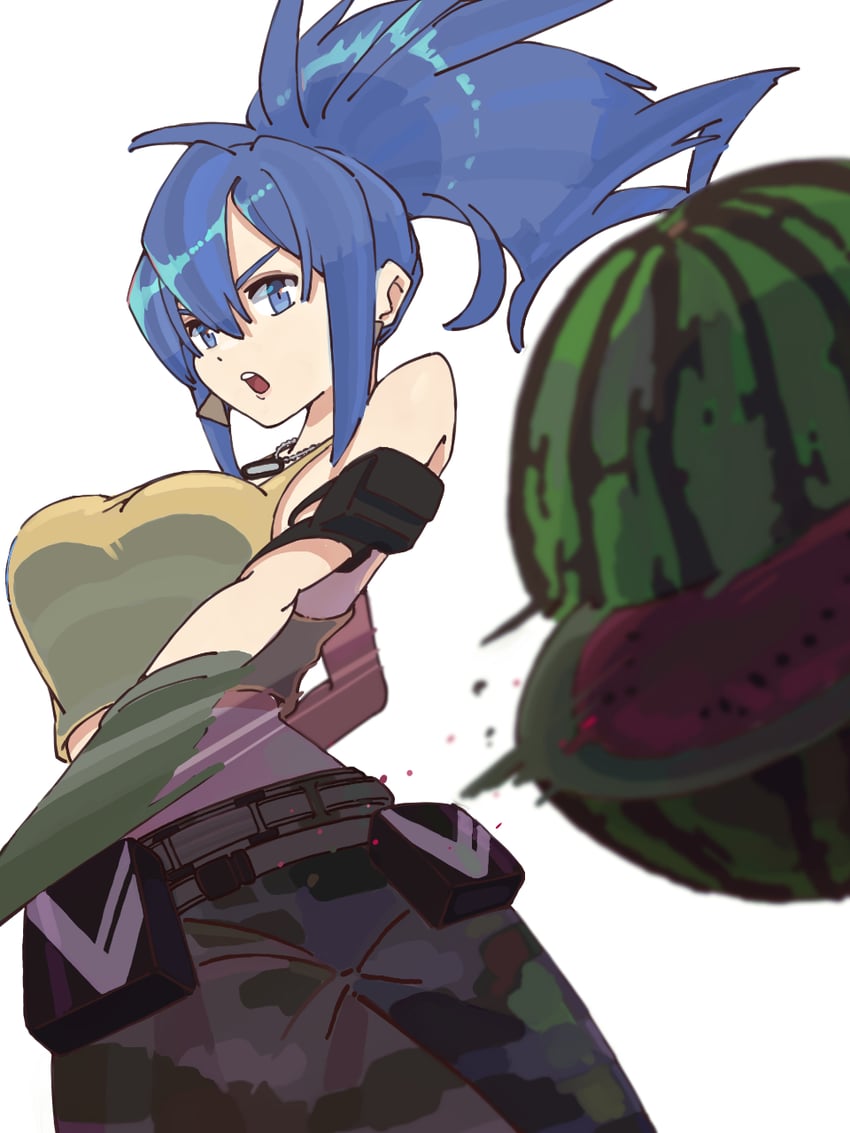 leona heidern (the king of fighters and 1 more) drawn by ooiwa_(irc14786149)