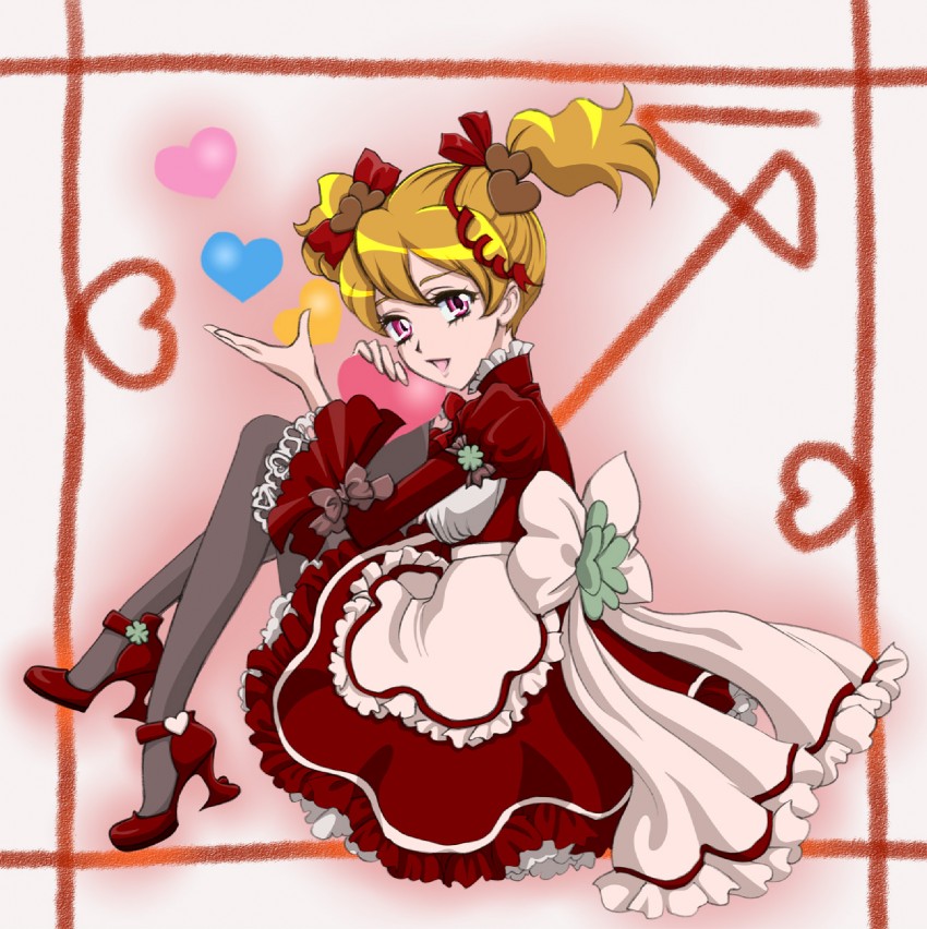 momozono love (precure and 1 more) drawn by nashe_taneru