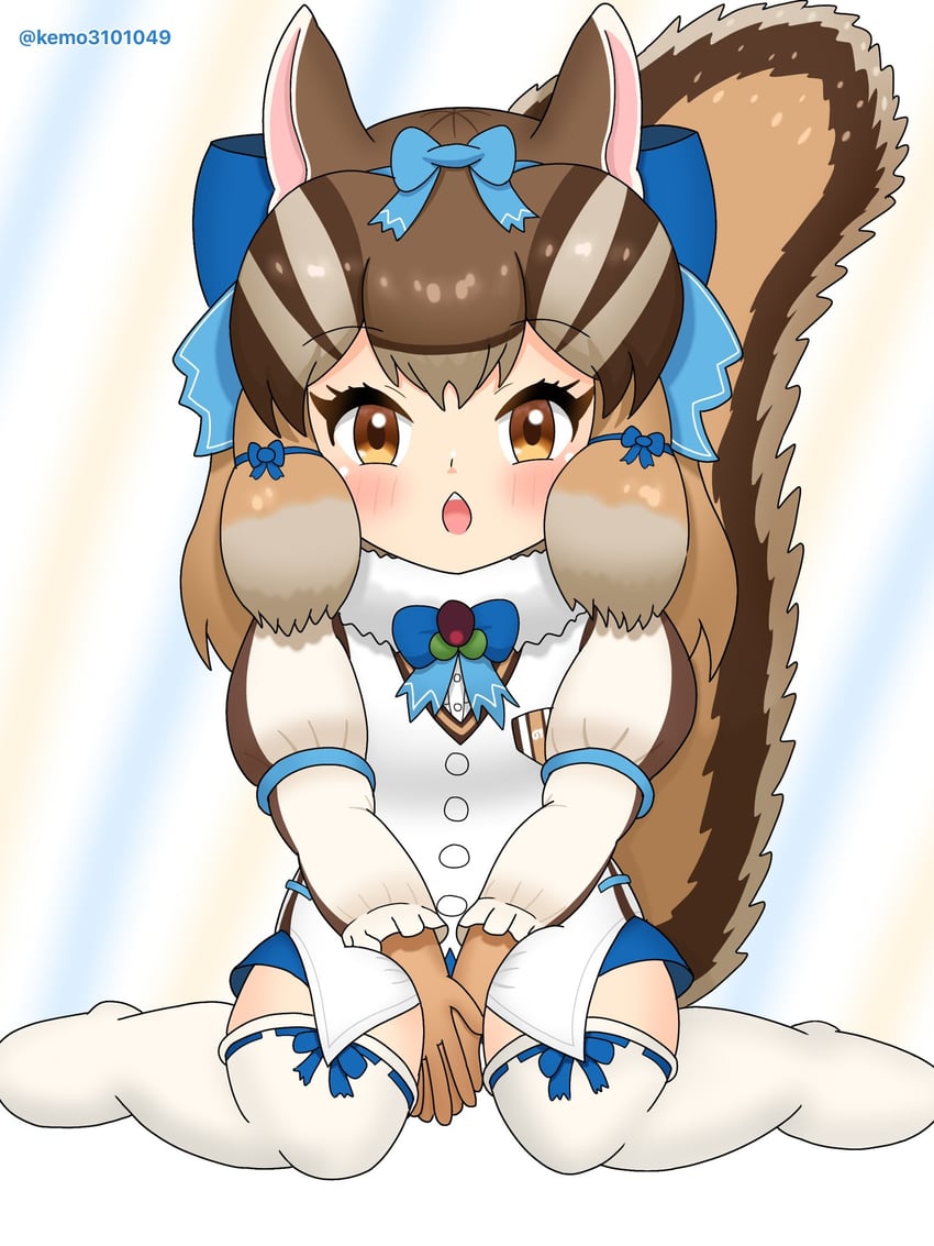 siberian chipmunk (kemono friends and 1 more) drawn by satono_yuki