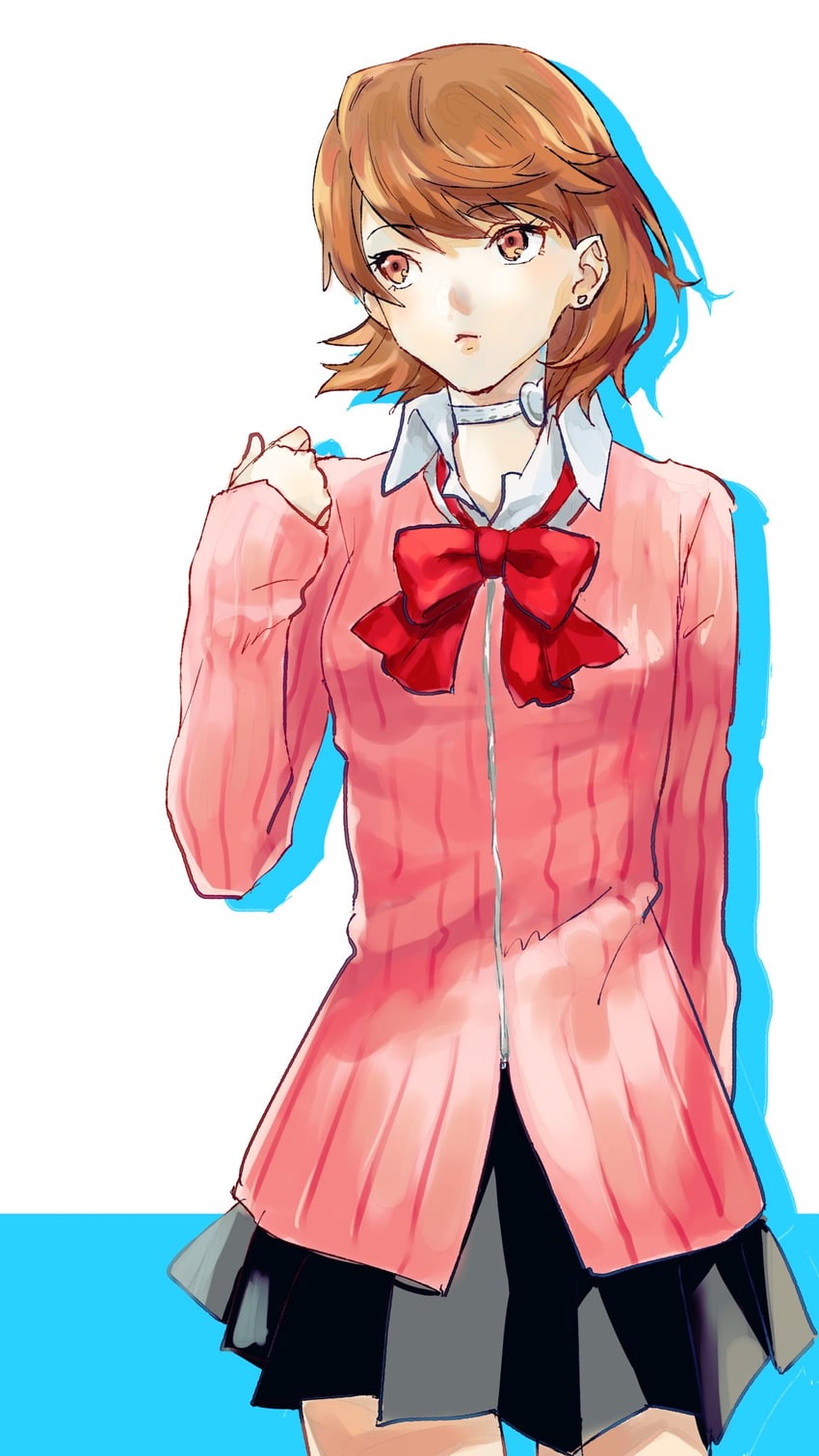takeba yukari (persona and 2 more) drawn by kinarusq_ssq