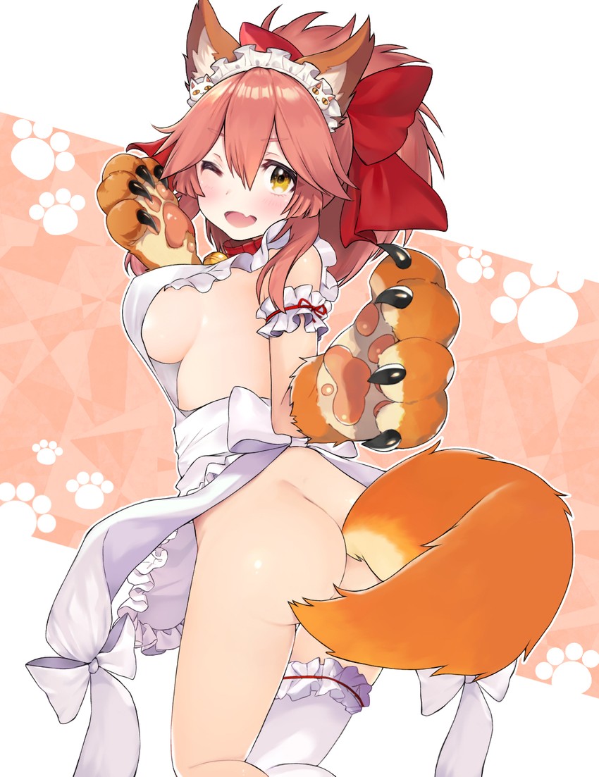 tamamo and tamamo cat (fate and 1 more) drawn by yoshinobori