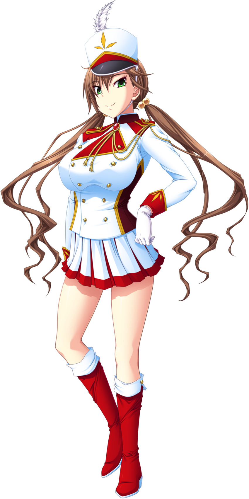 kyuuhouji natsumi (oppai gakuen marching band bu!) drawn by kaneshiro_wataru
