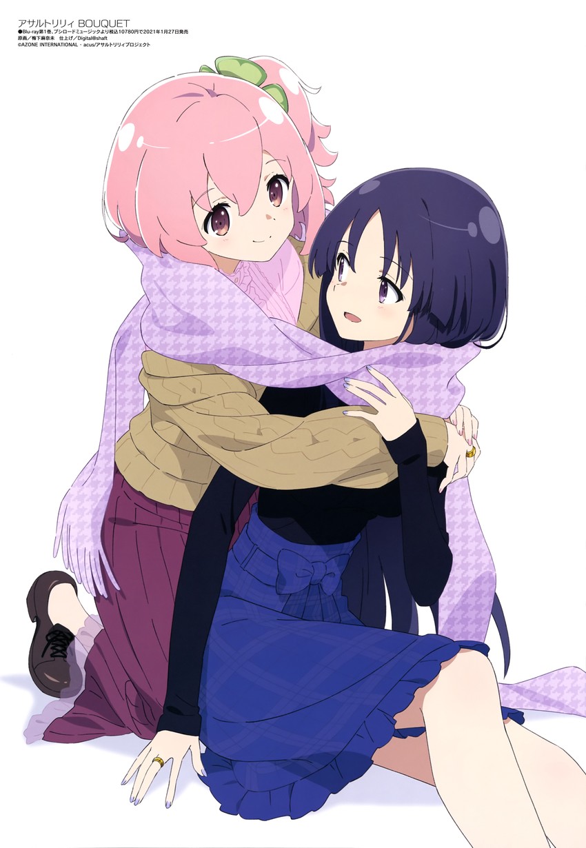 hitotsuyanagi riri and shirai yuyu (assault lily and 1 more) drawn by umeshita_manami