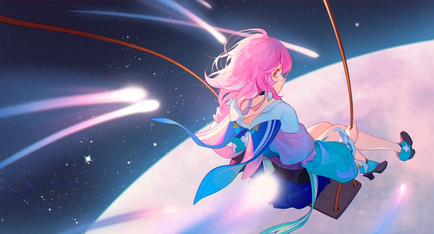 march 7th (honkai and 1 more) drawn by sakirs_mingan