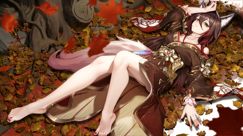 tingyun and fugue (honkai and 1 more) drawn by fuann