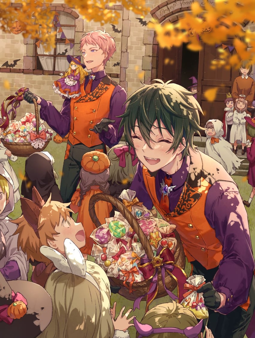 kagehira mika, itsuki shu, and mademoiselle (ensemble stars!) drawn by yutsumoe