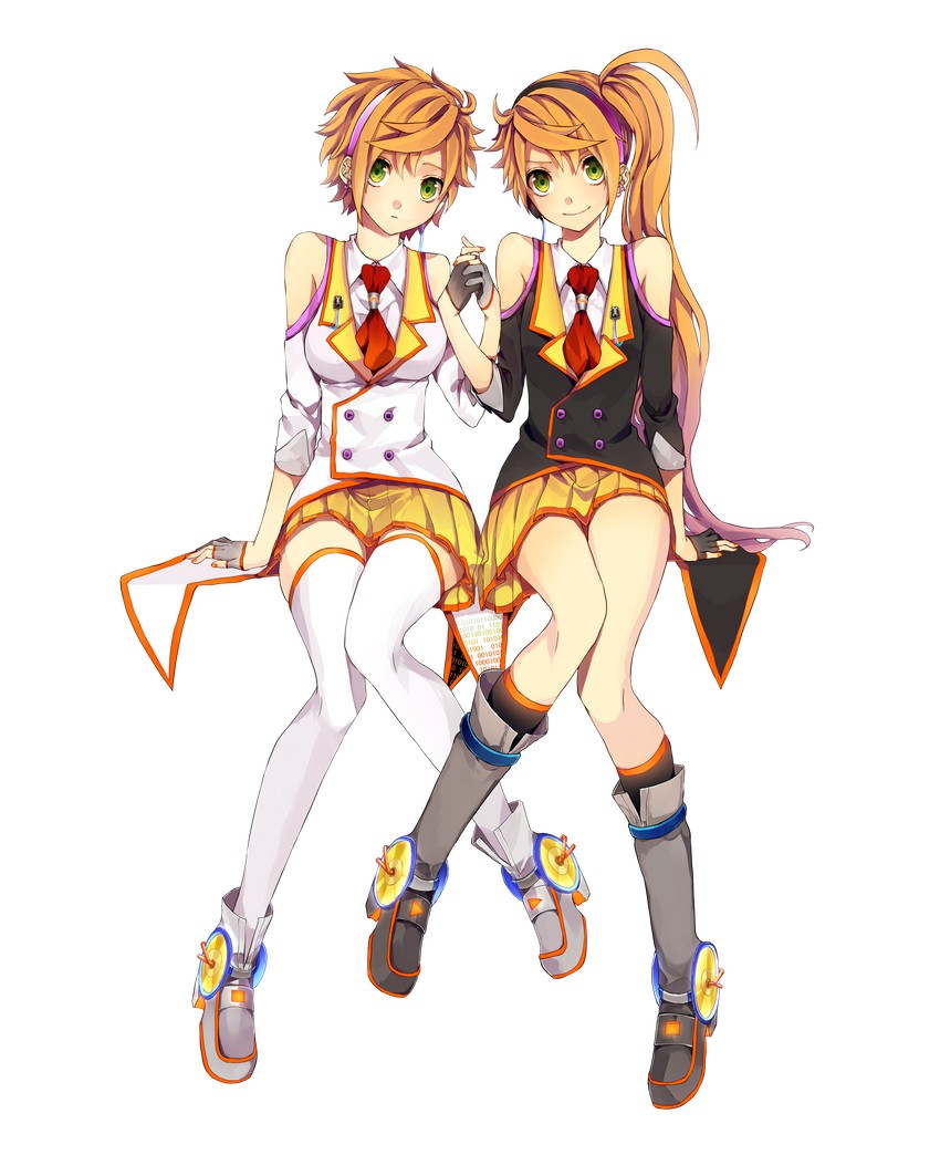 anon and kanon (vocaloid) drawn by hakuri