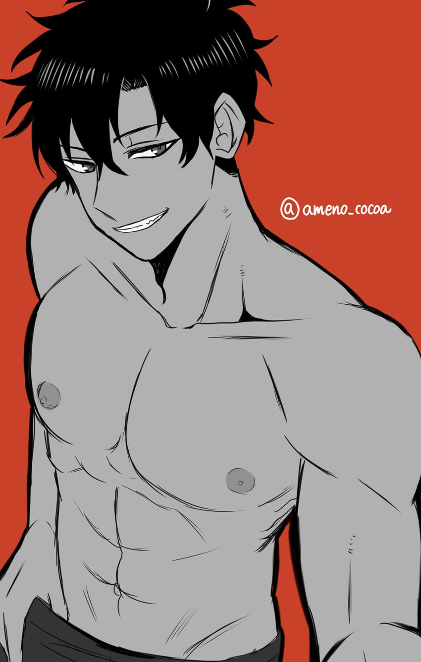 sung jin-woo (solo leveling) drawn by akina_(user_htkx7587)