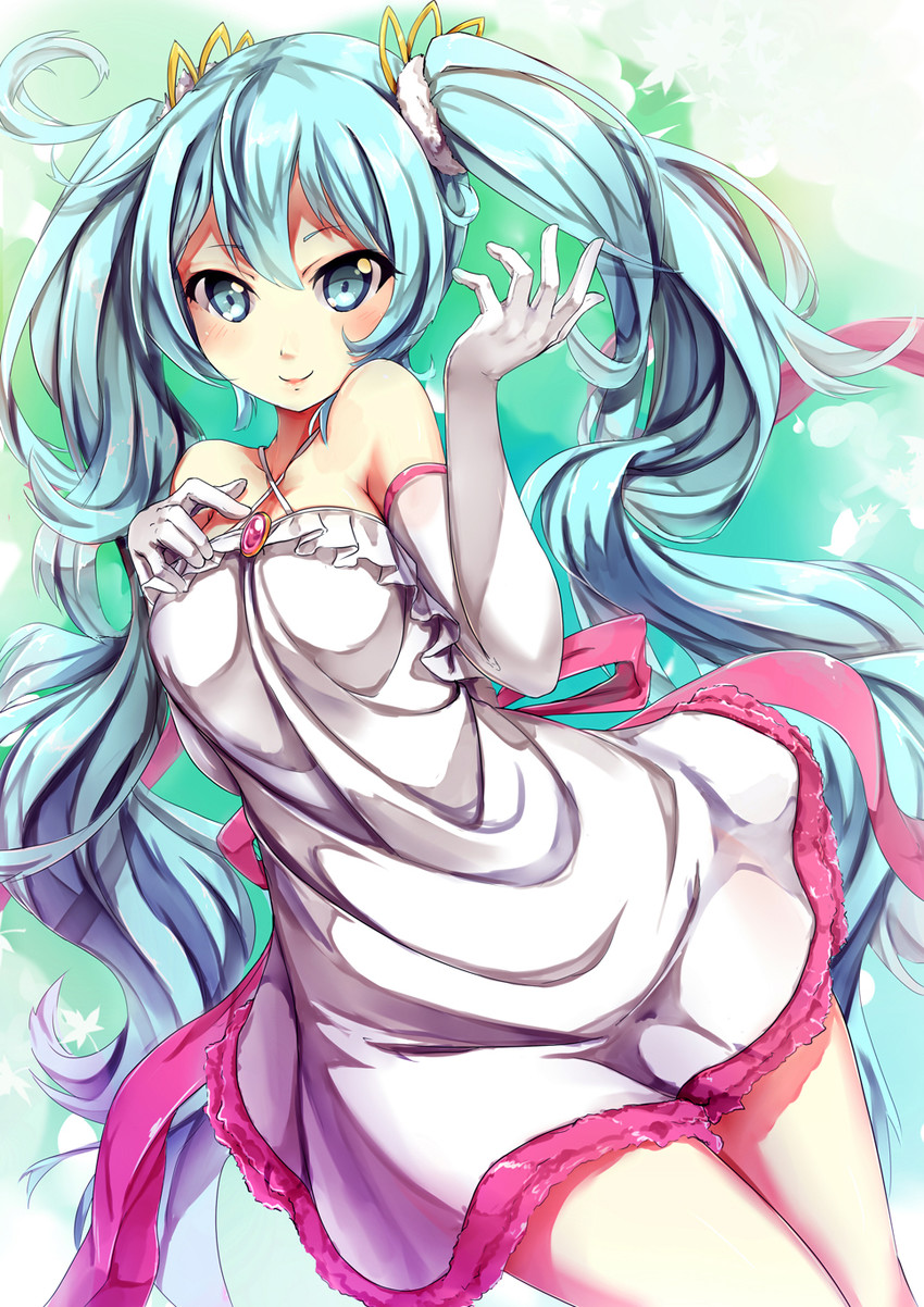 hatsune miku (vocaloid) drawn by packge