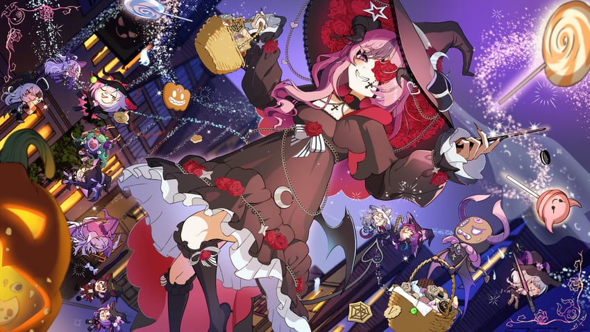 ironmouse, kson, melody, apricot the lich, henya the genius, and 7 more (vshojo) drawn by yuarima2