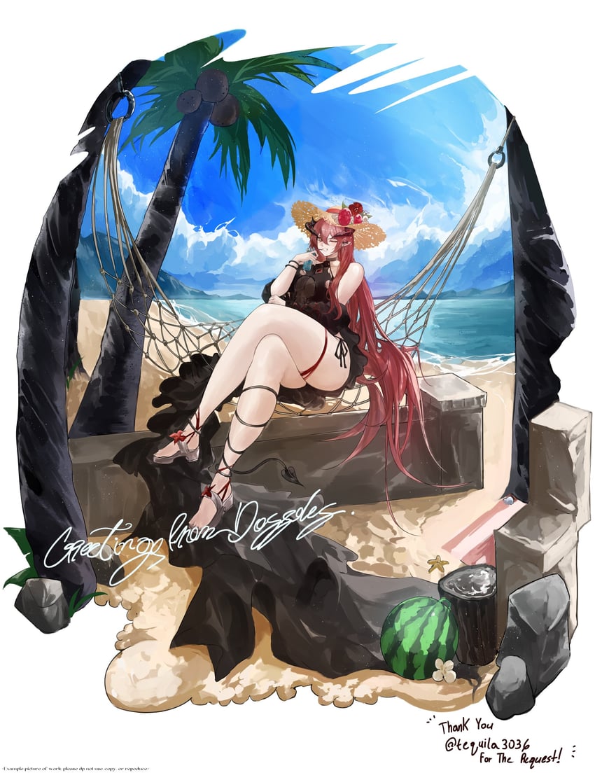 ulsulah (arknights) drawn by yuki_flourish