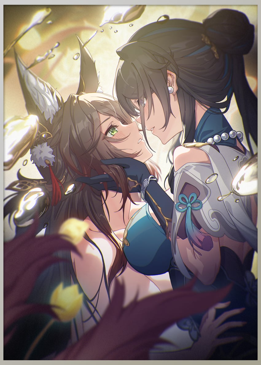 ruan mei, tingyun, and fugue (honkai and 1 more) drawn by madyy