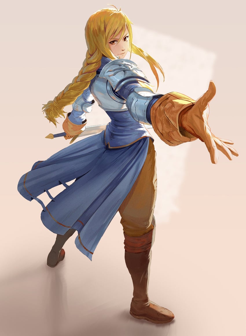 agrias oaks (final fantasy and 1 more) drawn by josh_corpuz