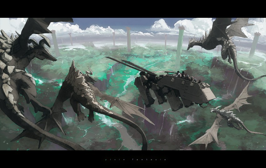 pixiv fantasia and 1 more drawn by tsukuba_masahiro