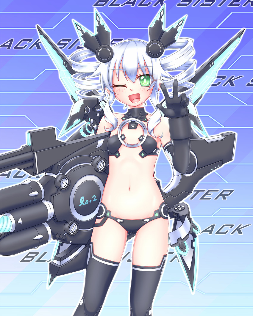 black sister (neptune) drawn by mizunashi_(second_run)