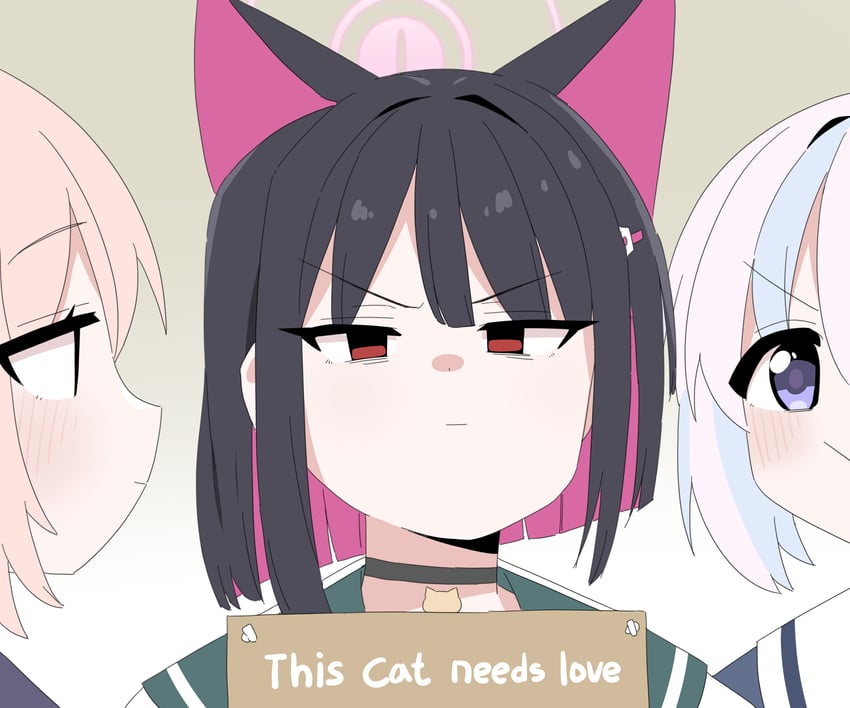 kazusa, natsu, and reisa (blue archive) drawn by b.t._(boob_tong)