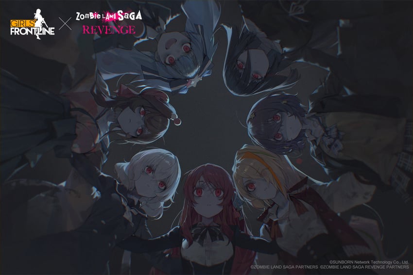 konno junko, minamoto sakura, mizuno ai, nikaidou saki, hoshikawa lily, and 2 more (girls' frontline and 1 more)