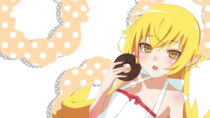 oshino shinobu (monogatari and 1 more) drawn by minatori_nagisa