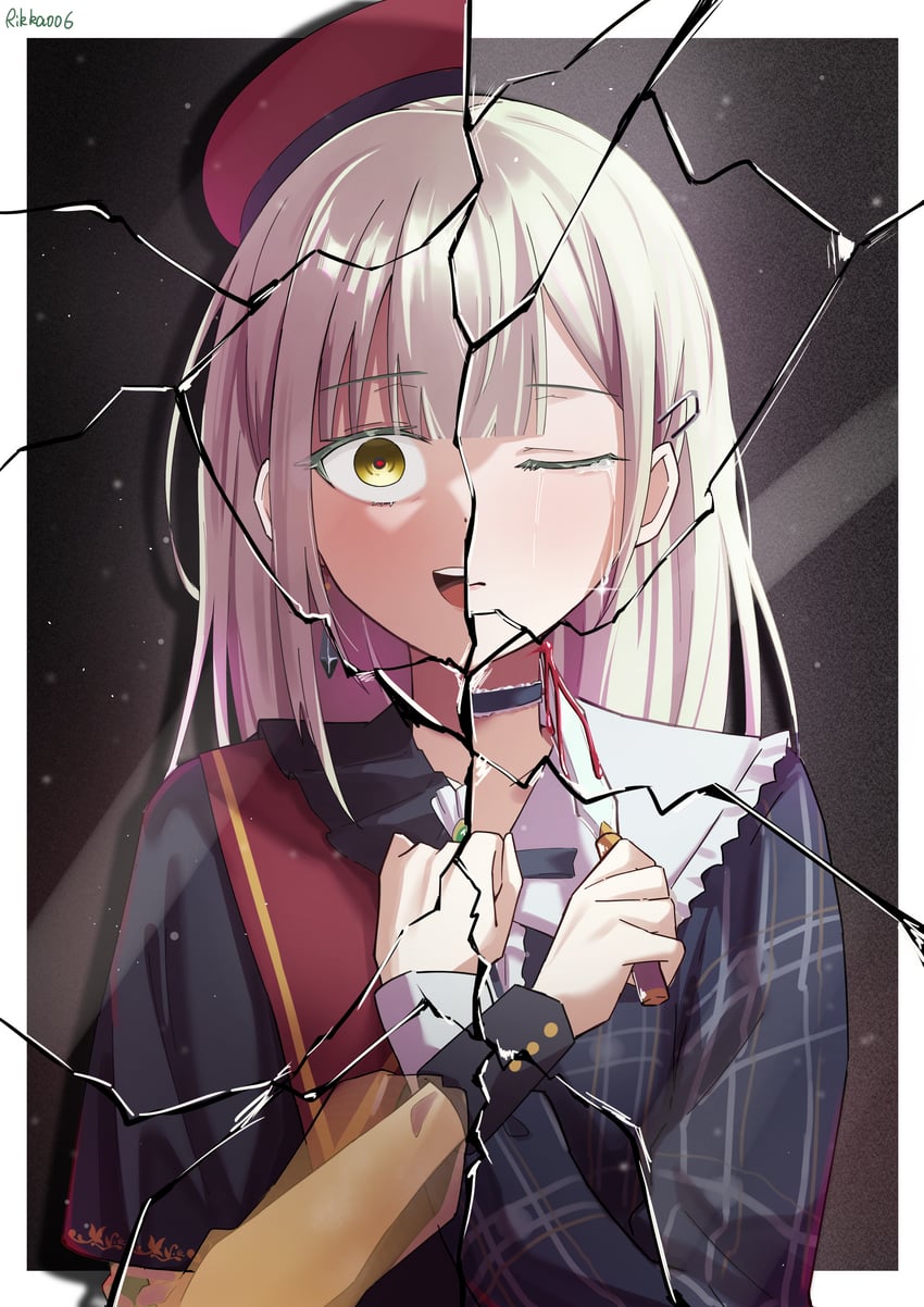 wakaba mutsumi and mortis (bang dream! and 1 more) drawn by rikka006