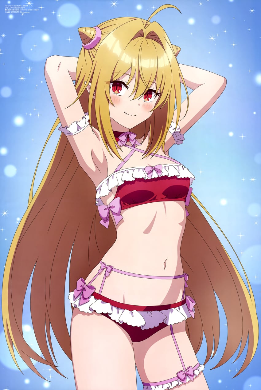 terakomari gandezblood (megami magazine and 1 more) drawn by aquastar_inc.