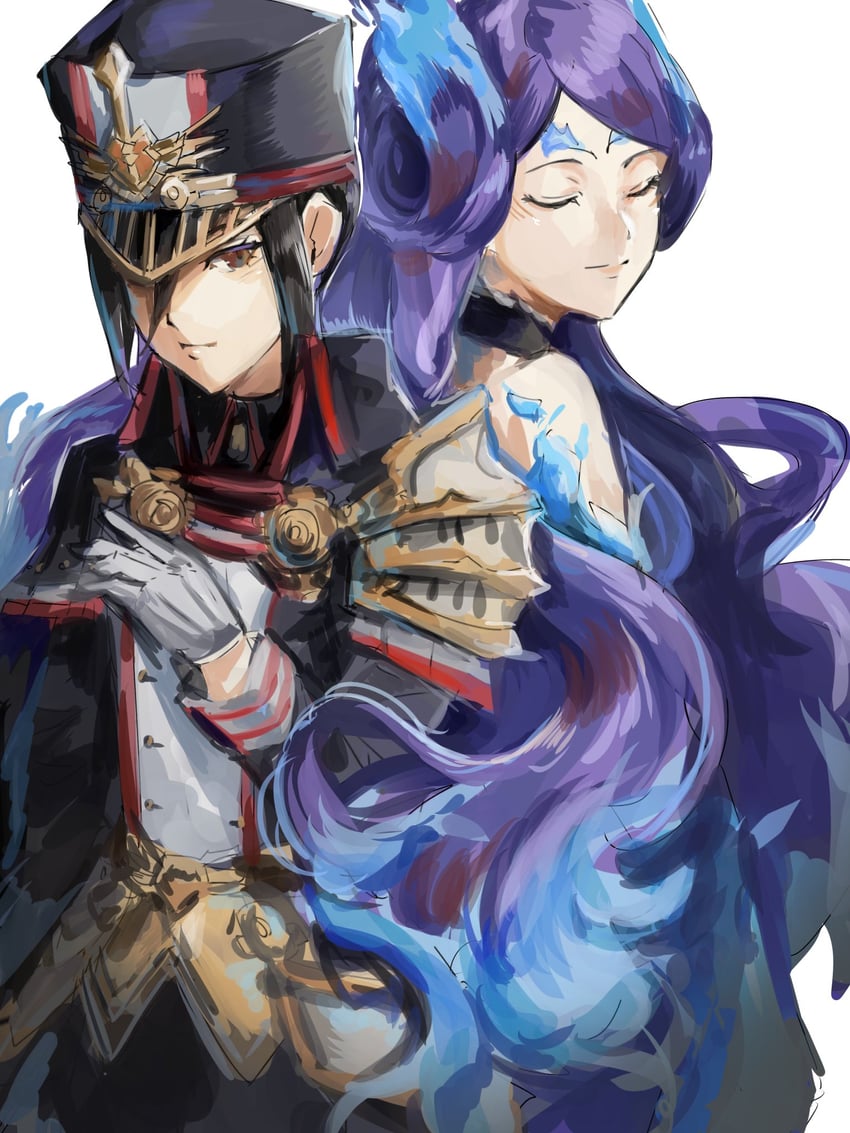 morag ladair and brighid (xenoblade chronicles and 1 more) drawn by 4me3ba_niku