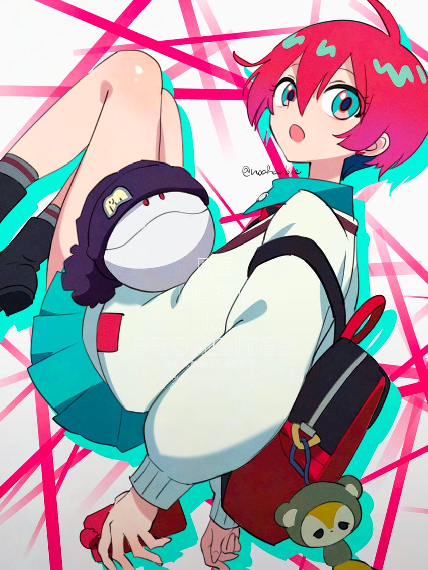 amate yuzuriha and haro (gundam and 1 more) drawn by noah_(tettsui-sole)