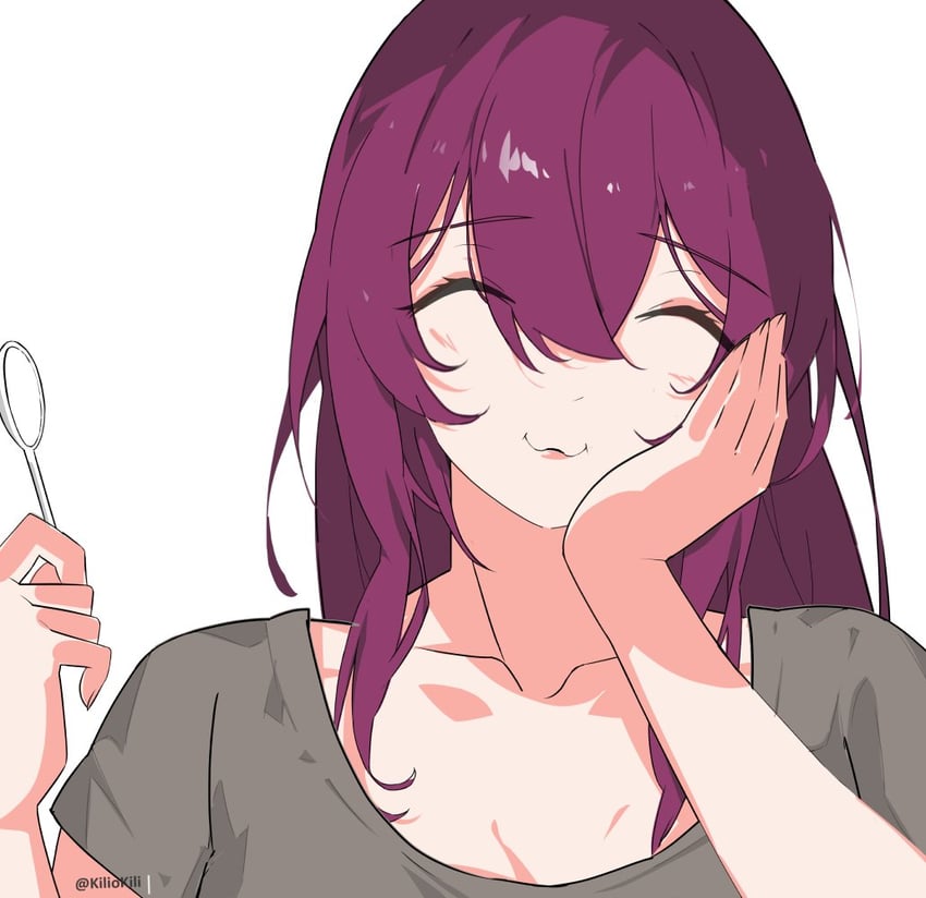 kafka (honkai and 1 more) drawn by kili_kilio