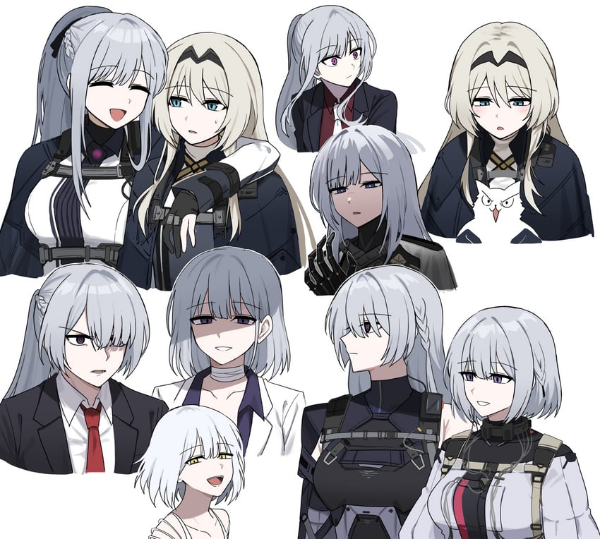ak-12, an-94, ak-15, and rpk-16 (girls' frontline) drawn by lix_(iroiro3843)