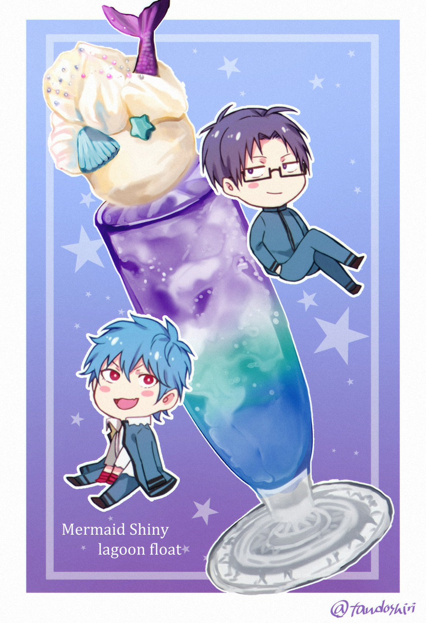 kaidou shun and kuboyasu aren (saiki kusuo no psi nan) drawn by napio