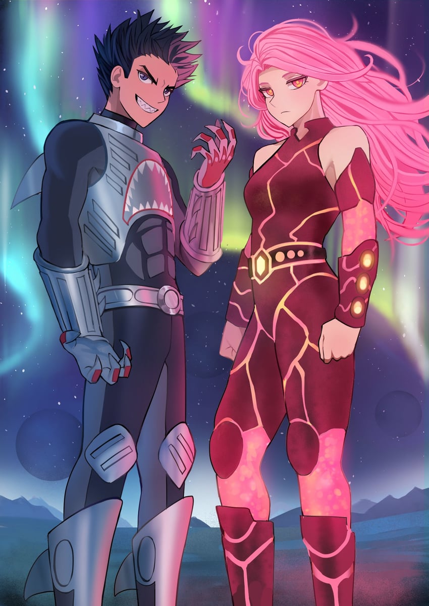 sharkboy and lavagirl (the adventures of sharkboy and lavagirl in 3-d) drawn by jourd4n
