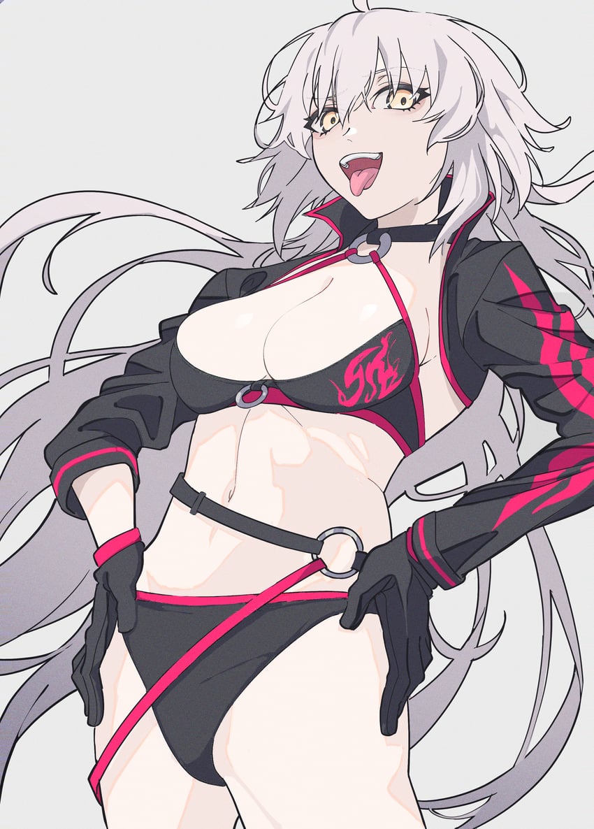 jeanne d'arc alter (fate and 1 more) drawn by anianiani0607