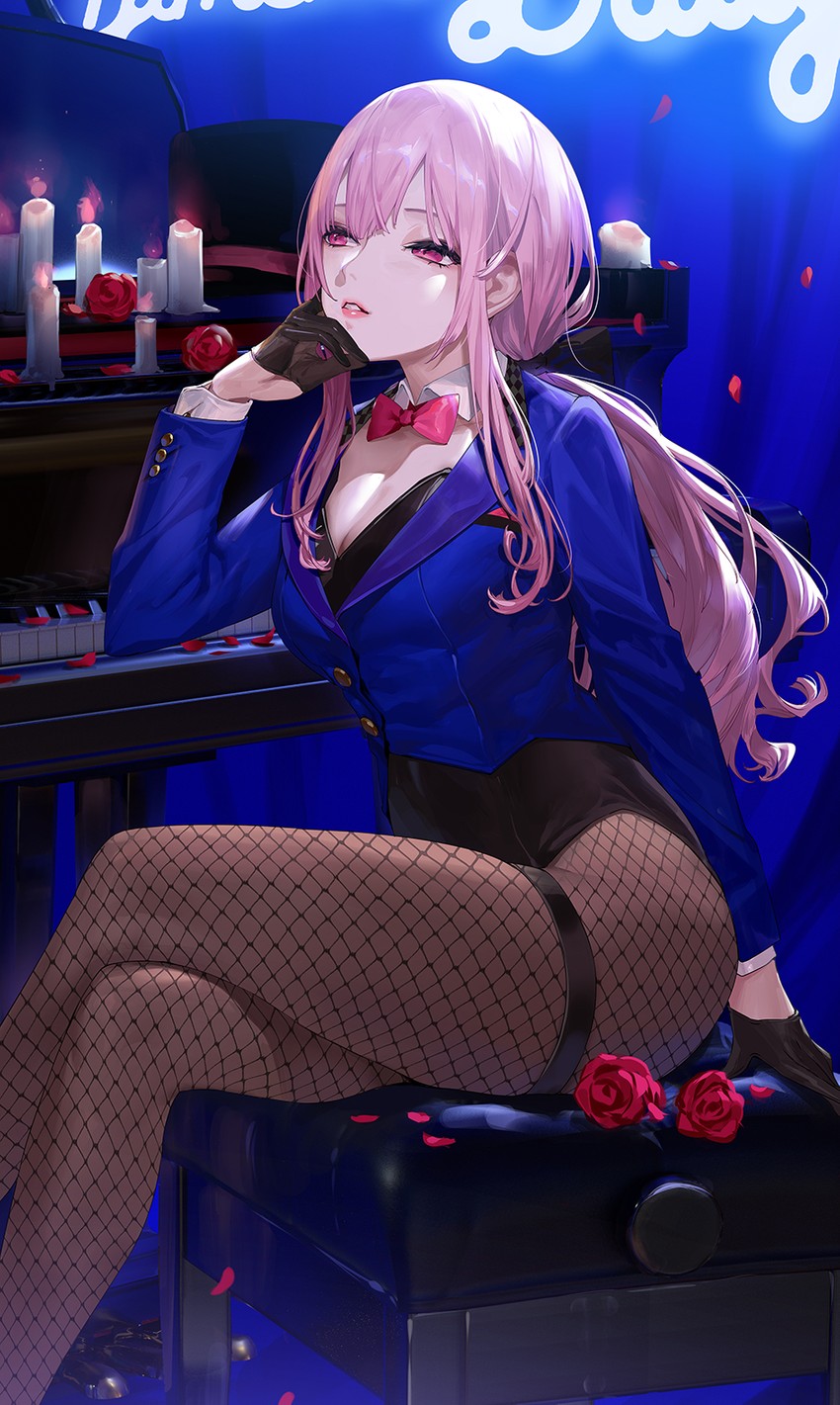 mori calliope (hololive and 2 more) drawn by ekao