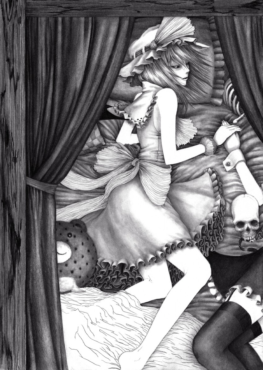 remilia scarlet and izayoi sakuya (touhou) drawn by hane_(azelye)