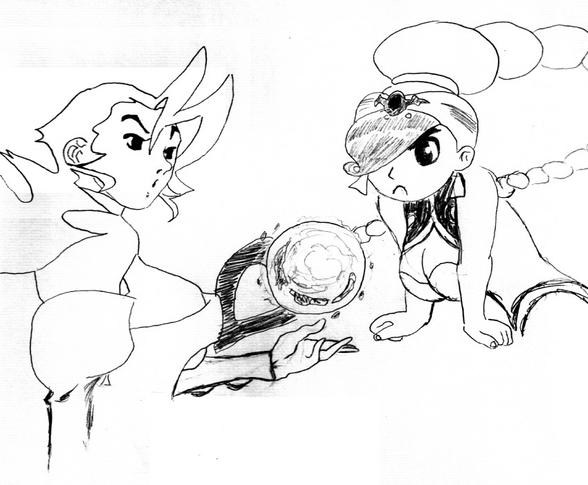 rose and rouge (street fighter and 2 more) drawn by lee27