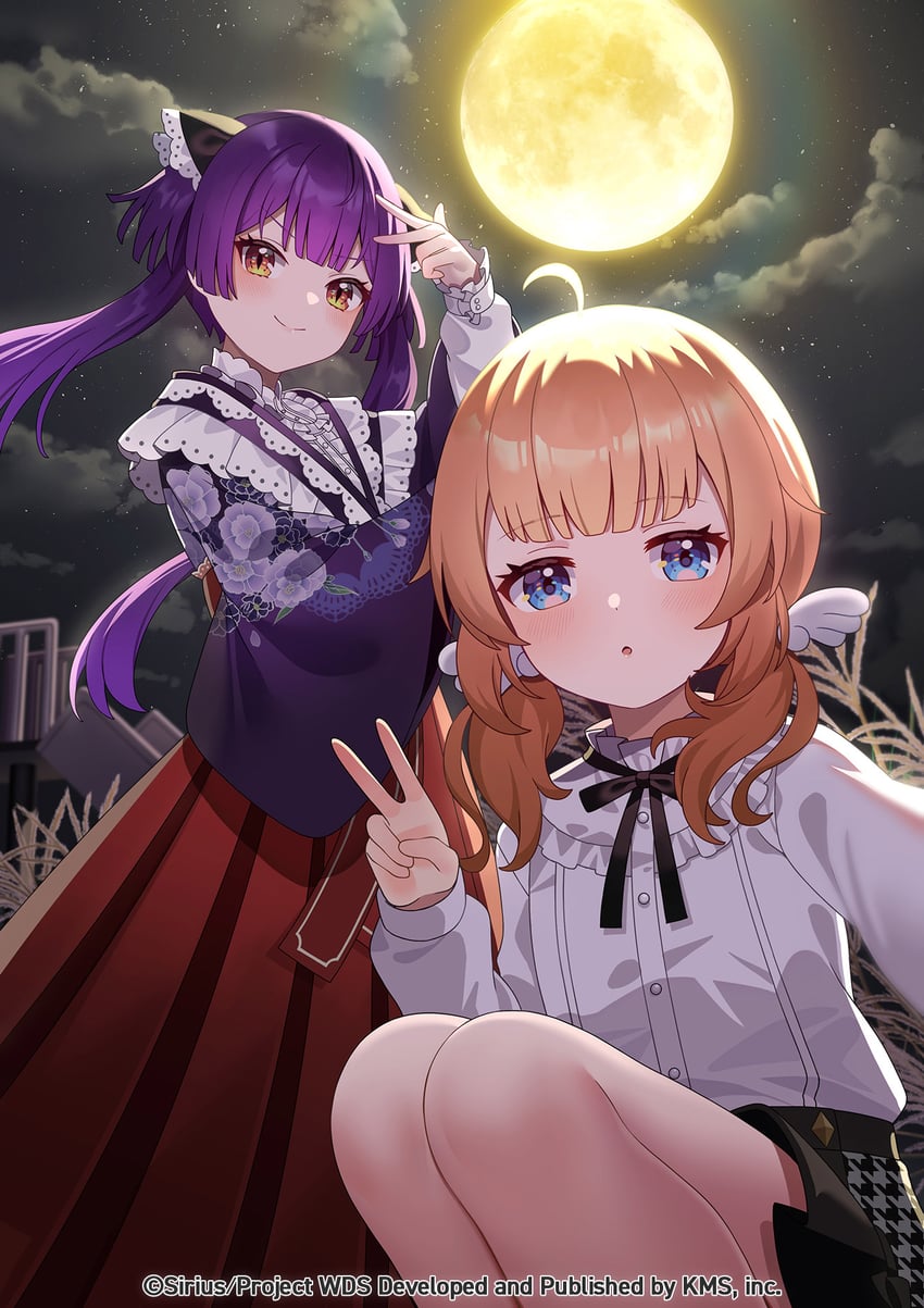 nekoashi tsubomi and motosu towa (world dai star) drawn by yuujin_(yuzinn333)