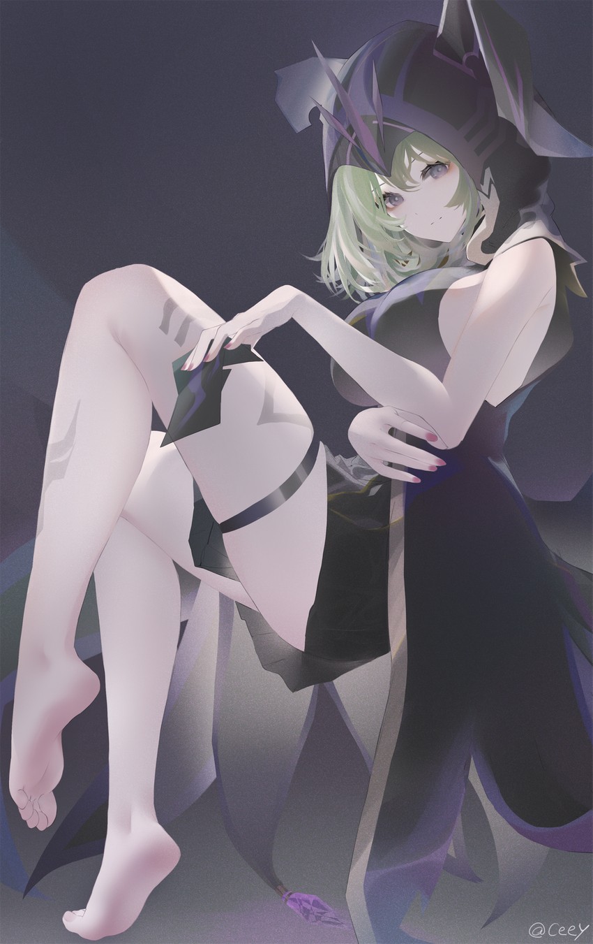 cicin mage and electro cicin mage (genshin impact) drawn by ceey