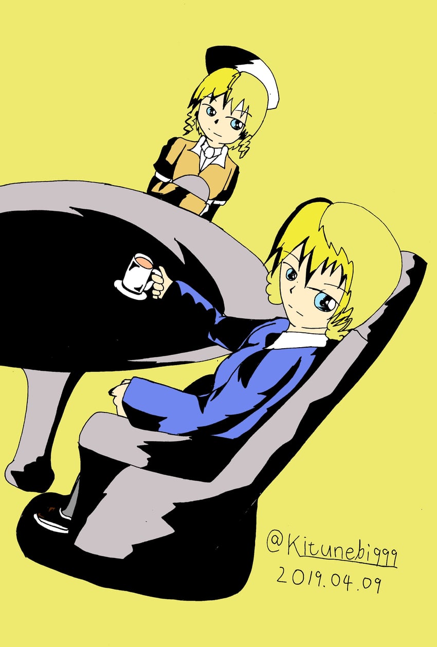 darjeeling and kilimanjaro (girls und panzer and 1 more) drawn by kitsunebi_(kitunebi999)