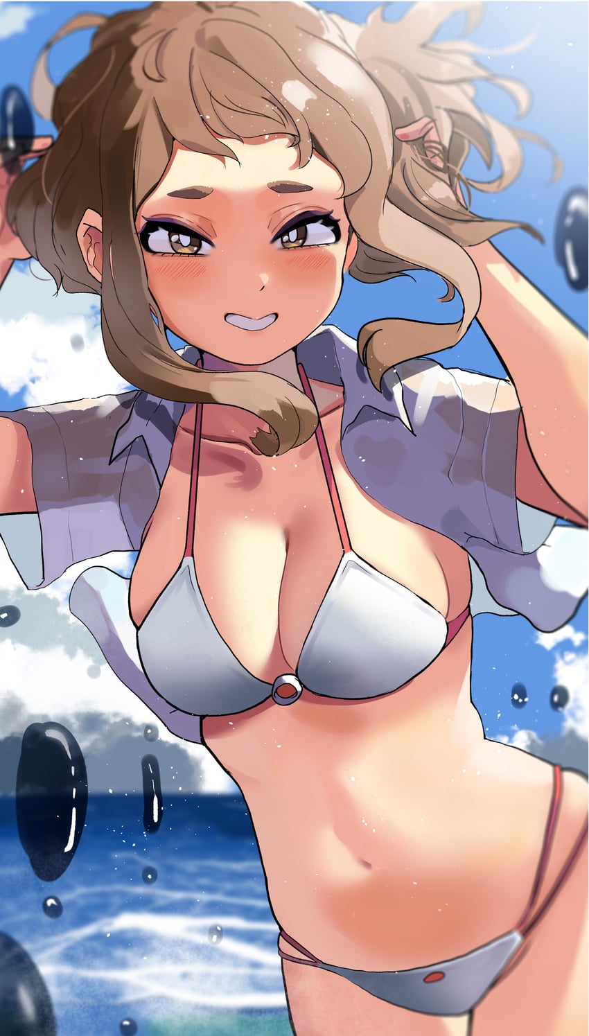 uraraka ochaco (boku no hero academia) drawn by zd_(pixiv6210083)