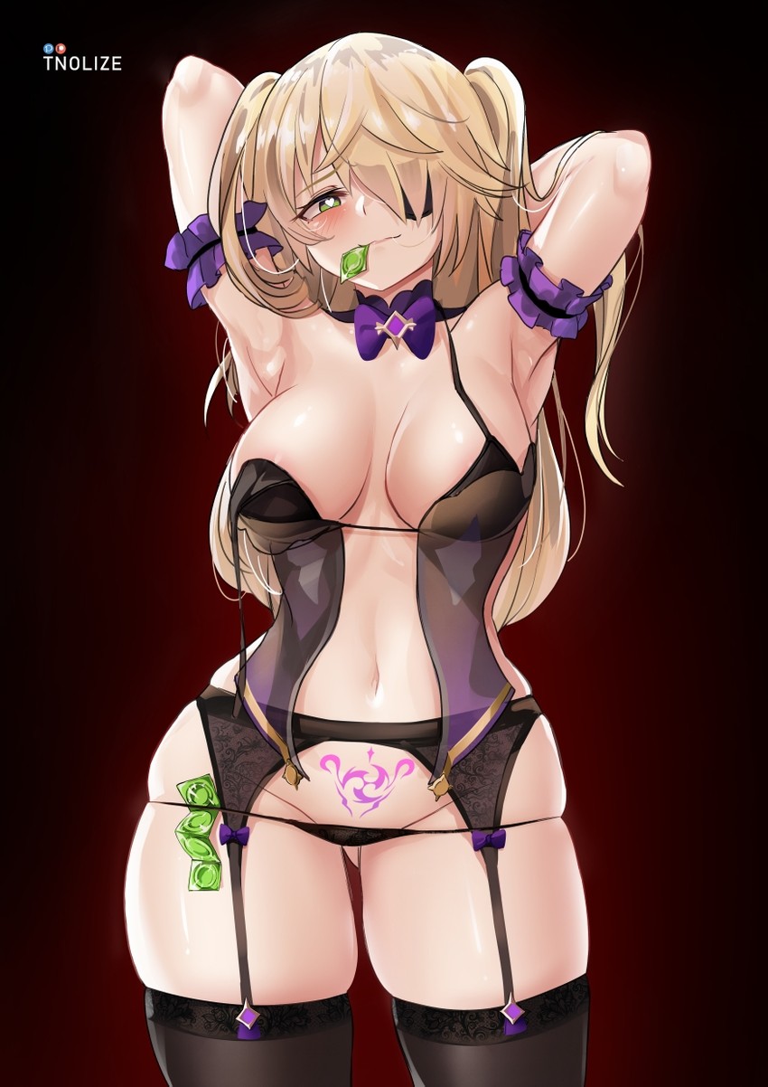 fischl (genshin impact) drawn by tnolize