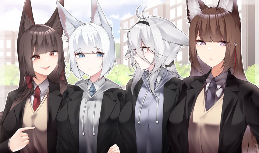 kaga, akagi, amagi, and tosa (azur lane) drawn by samip