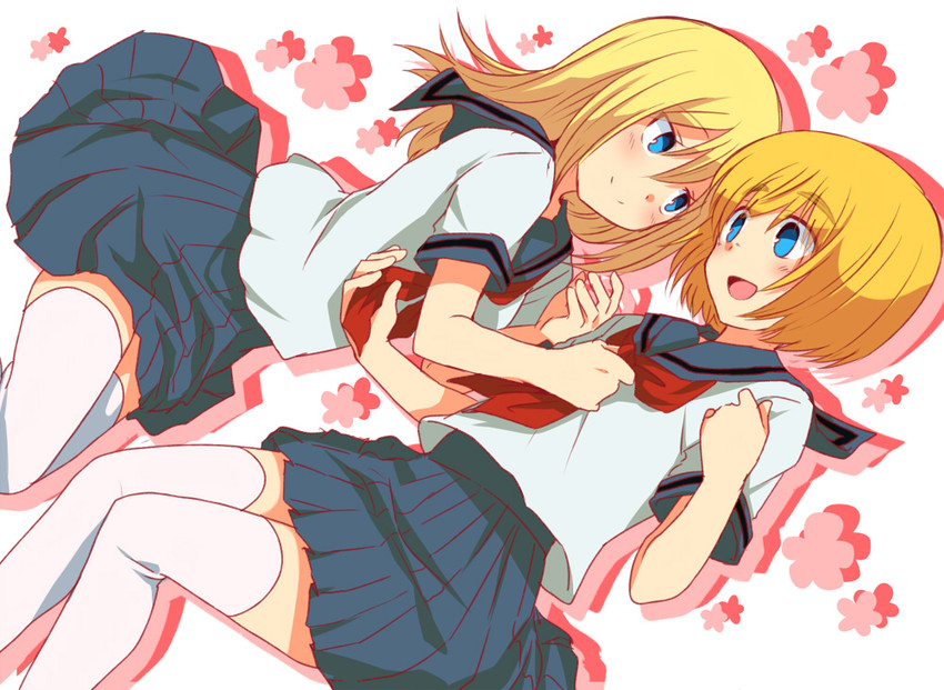 krista lenz and armin arlert (shingeki no kyojin) drawn by marimo_danshaku