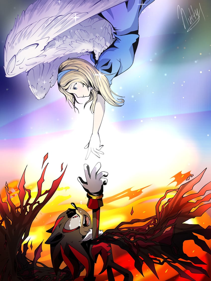 shadow the hedgehog and maria robotnik (sonic and 2 more) drawn by nutty_fox