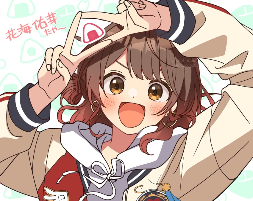hanami ume (idolmaster and 1 more) drawn by mikawa_ayumu