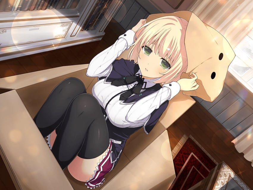murakumo and gasper vladi (senran kagura and 4 more) drawn by yaegashi_nan