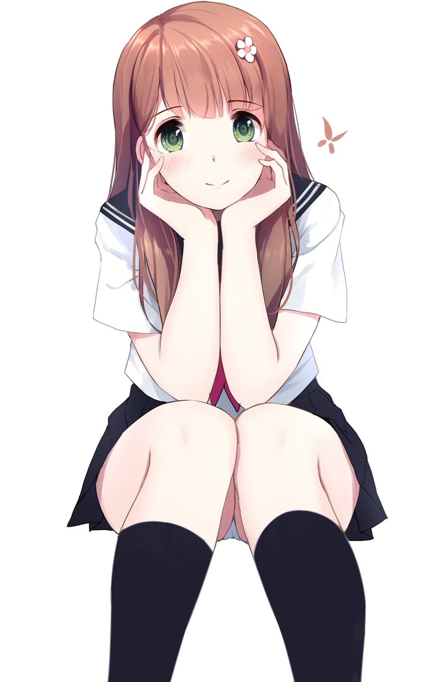 caidychen's green-eyed girl (original) drawn by caidychen