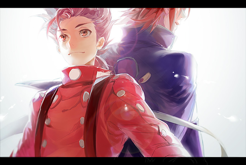 lloyd irving and kratos aurion (tales of and 1 more) drawn by fuji_azuki