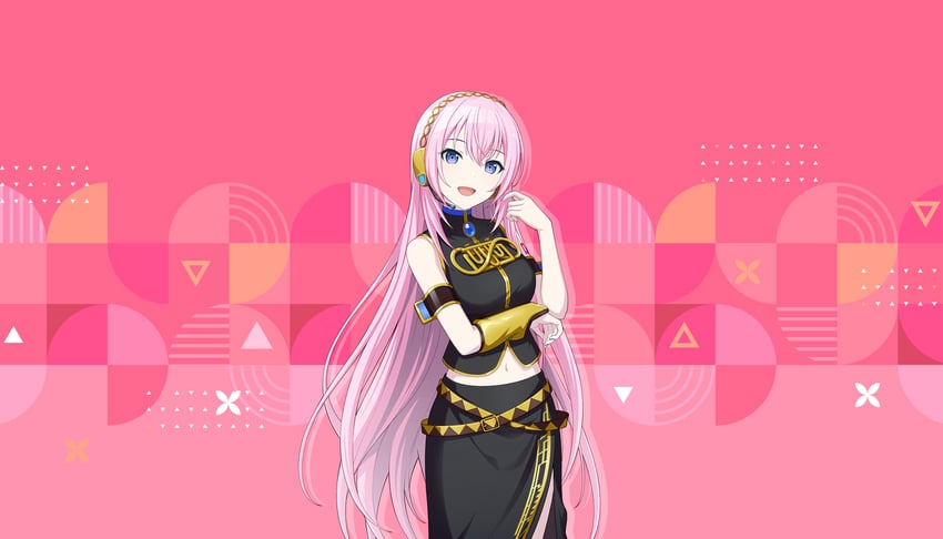 megurine luka (vocaloid and 1 more) drawn by colorful_palette